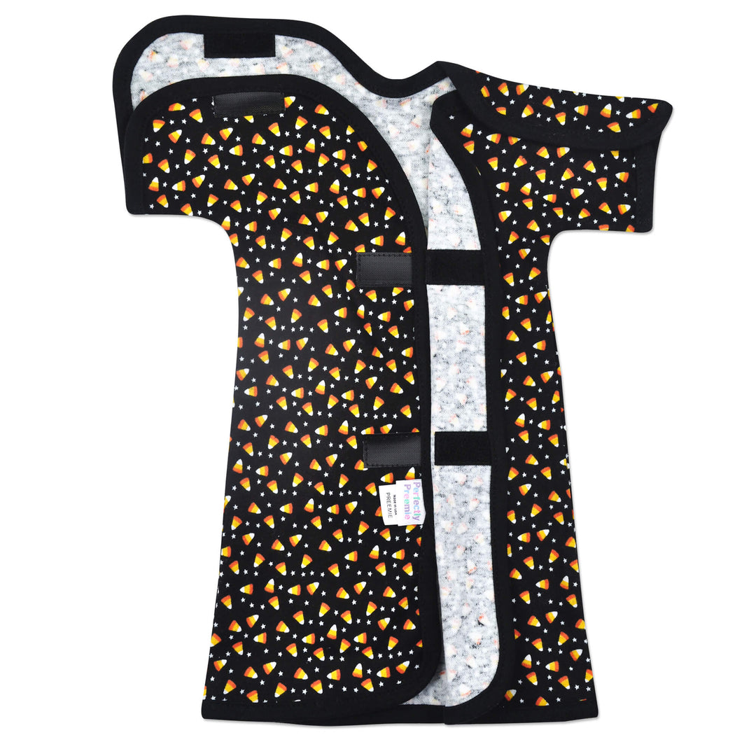 Candy Corn Cotton NICU Gown