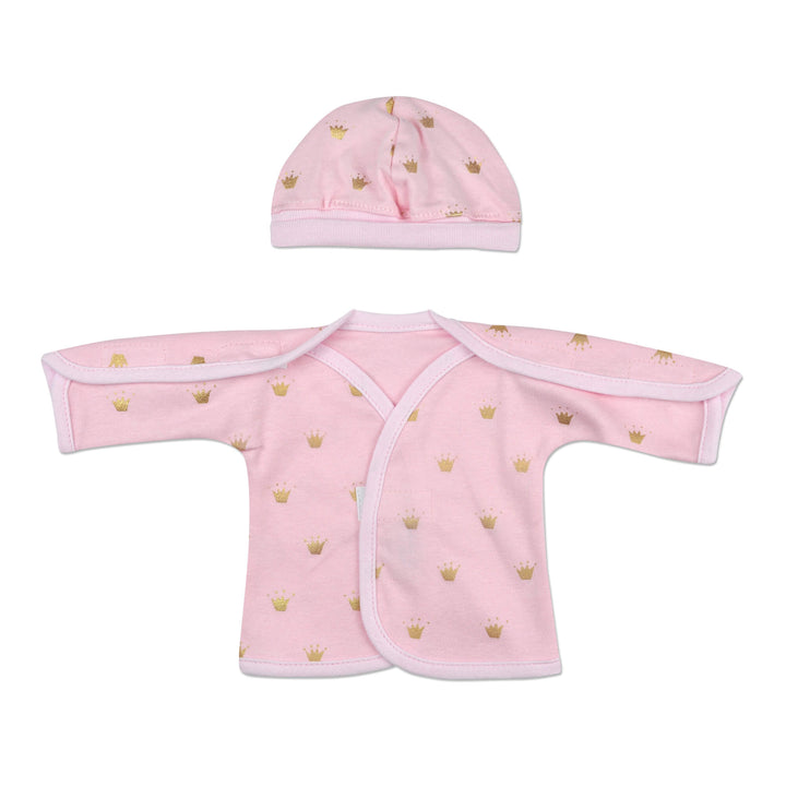 Pink Crowns Long Sleeve NICU Shirt