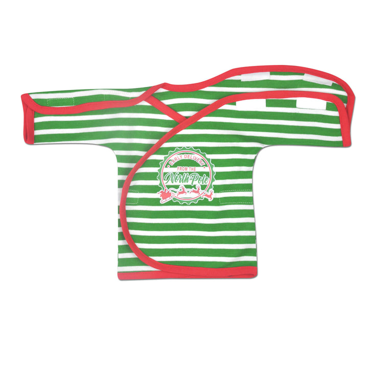 "Early Delivery " Green Stripe Long Sleeve NIC-IV Shirt