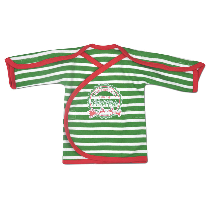 "Early Delivery " Green Stripe Long Sleeve NIC-IV Shirt