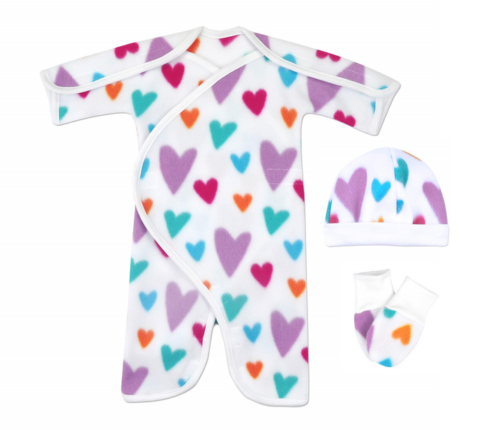 Hearts Fleece NIC-Jumpsuit