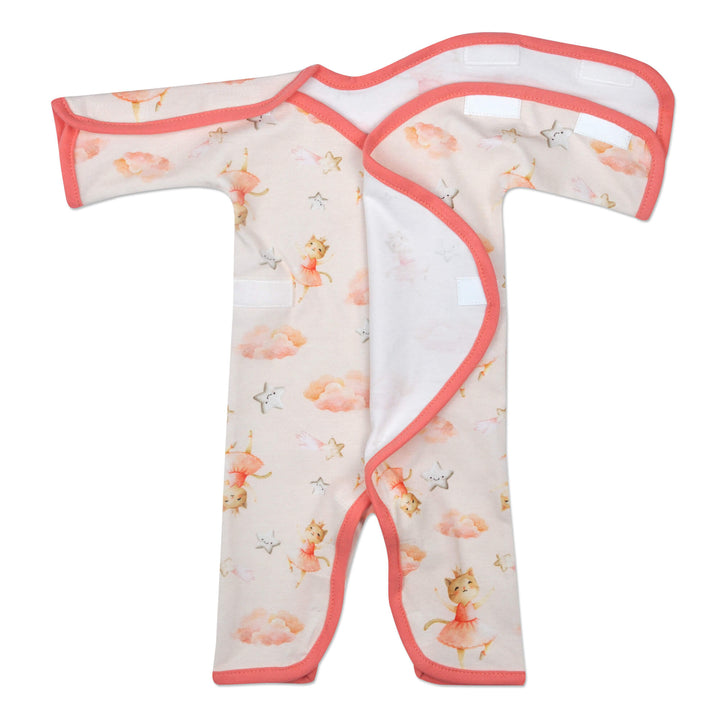 Dancing Kitty Cotton Long Sleeve NIC-Jumpsuit
