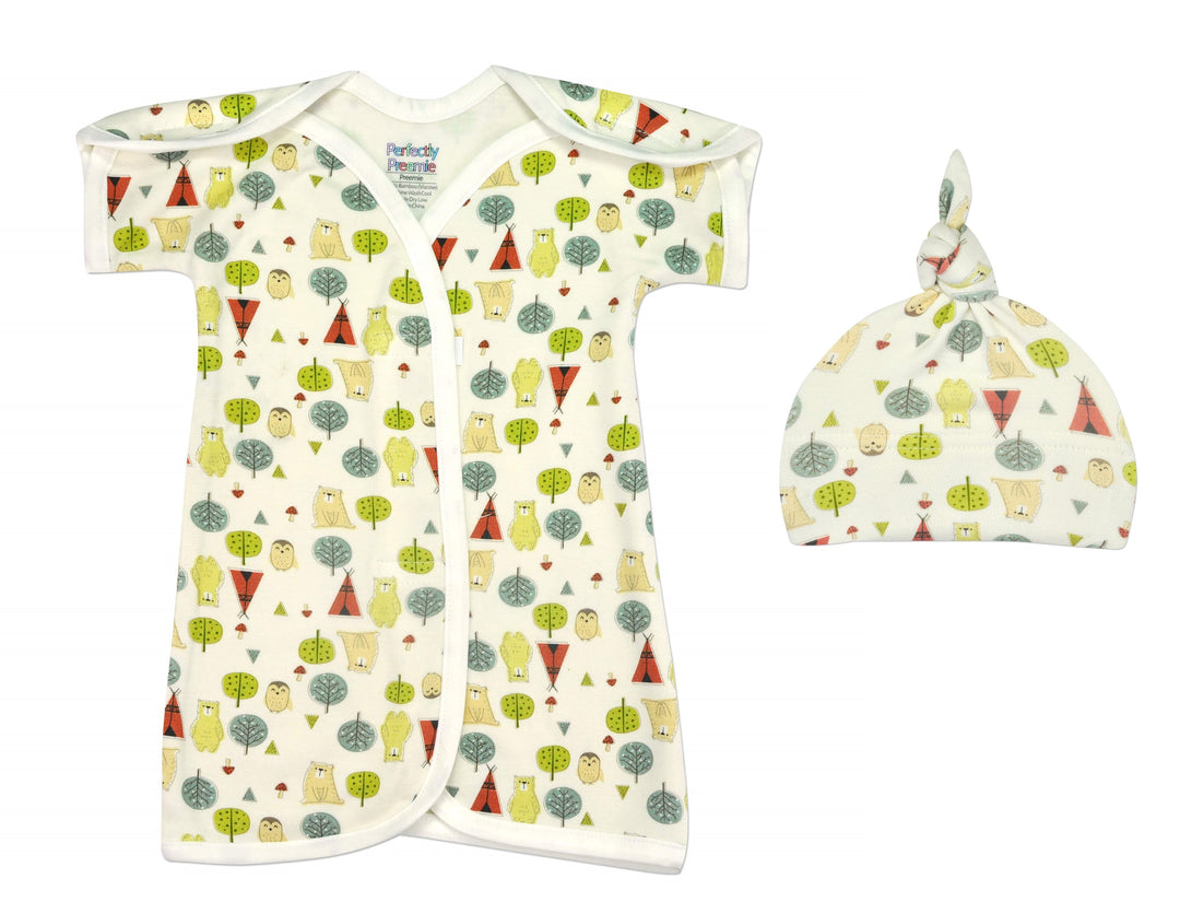Woodland Bamboo NICU Gown