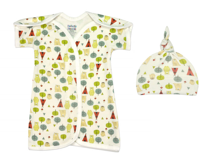 Woodland Bamboo NICU Gown