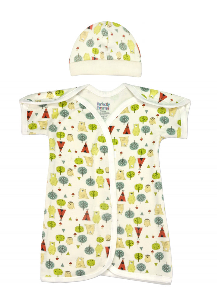 Woodland Bamboo NICU Gown