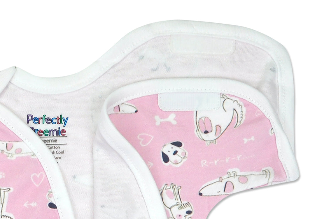 Puppy Love Pink Cotton NICU Shirt