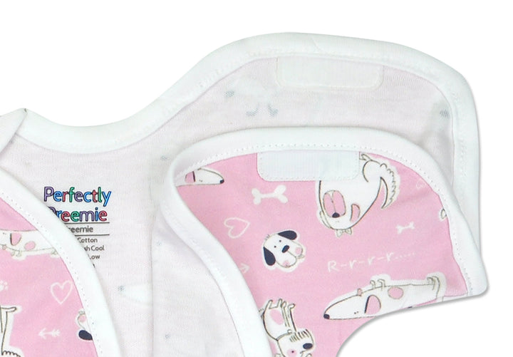 Puppy Love Pink Cotton NICU Shirt