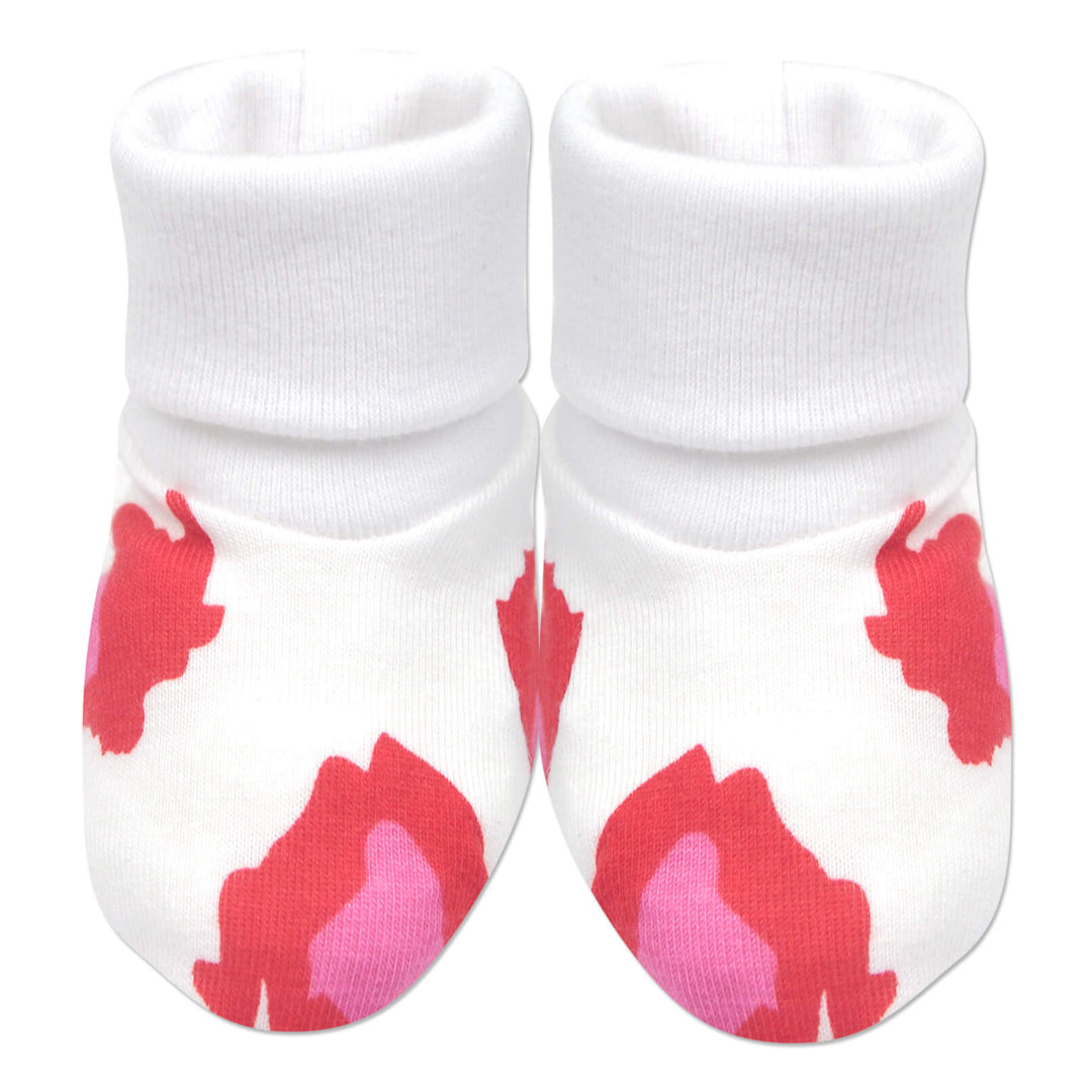 Pink Leopard Booties
