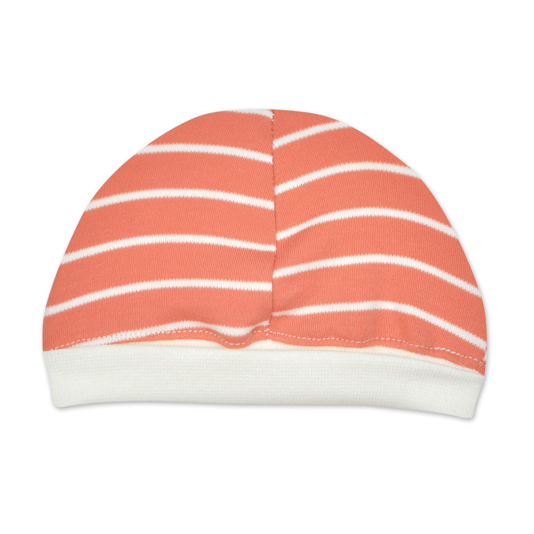 Pumpkin Stripe Organic Cap