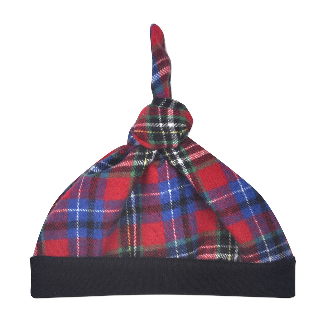 Plaid Knot Hat