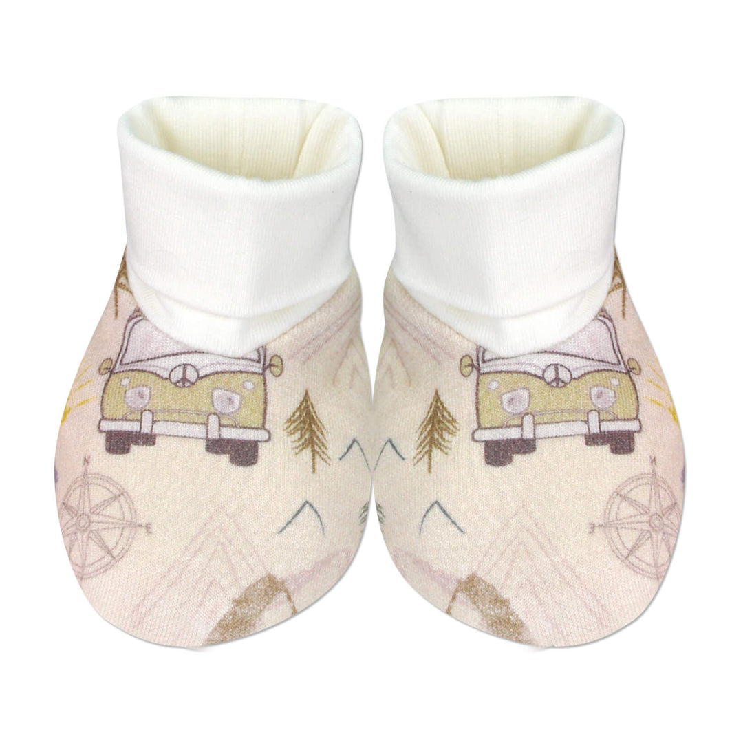 Road Trip Bamboo Booties
