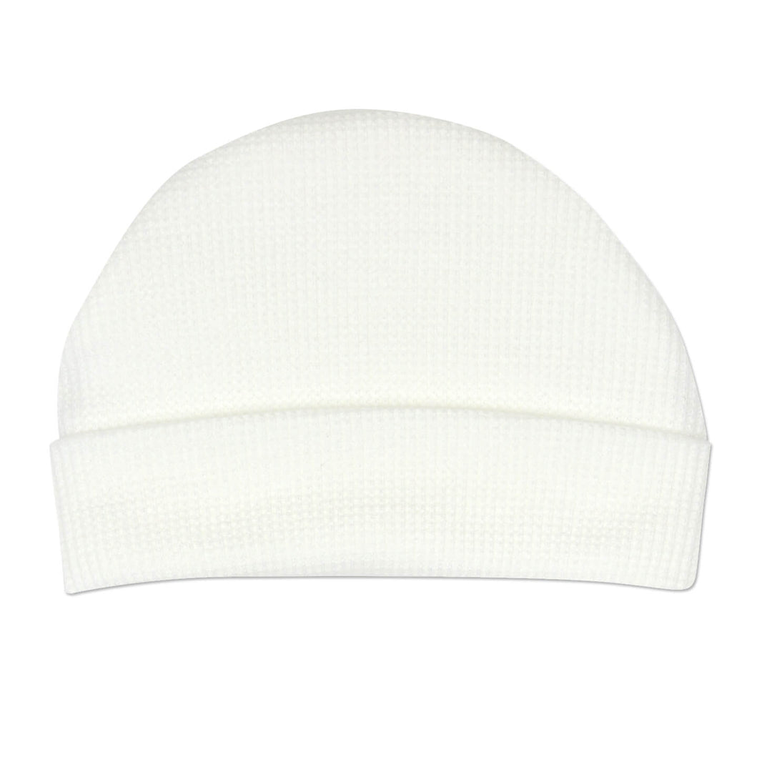 Ivory Waffle Cap