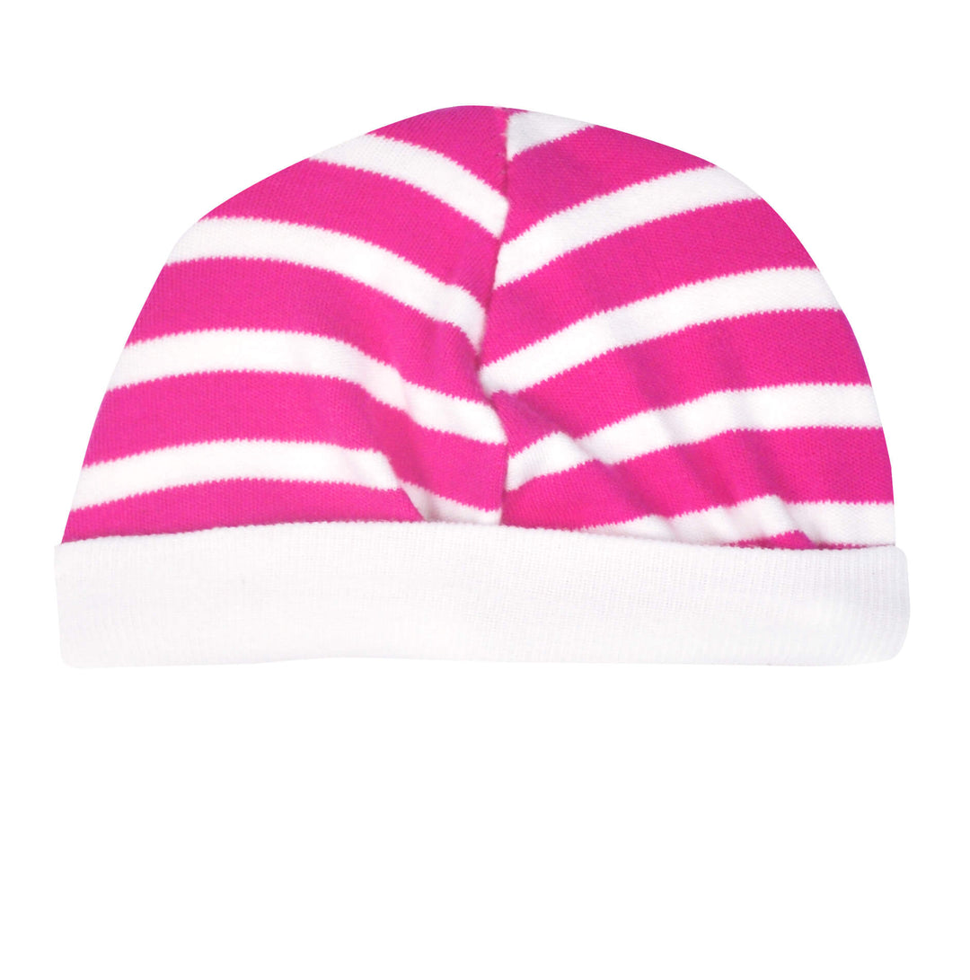 Pink Stripe Organic Cap
