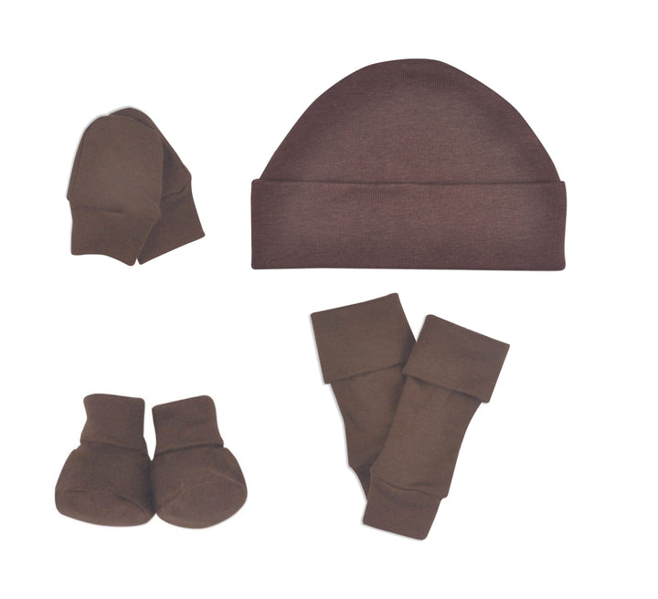 Solid Brown Accessory Set