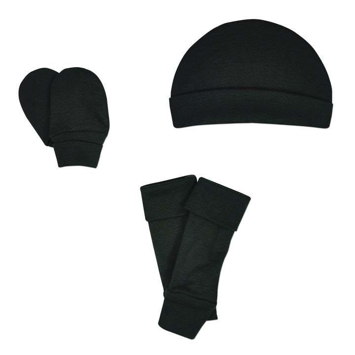 Solid Black Accessory Set