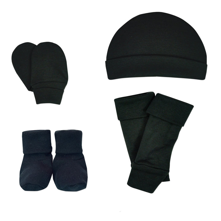 Solid Black Accessory Set