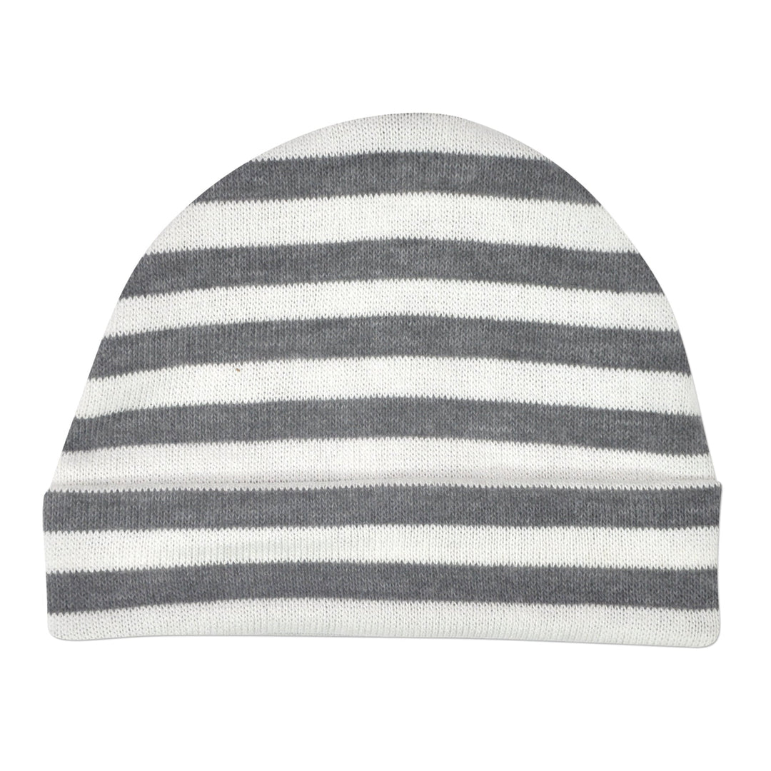 Gray Stripe Touqe Cap