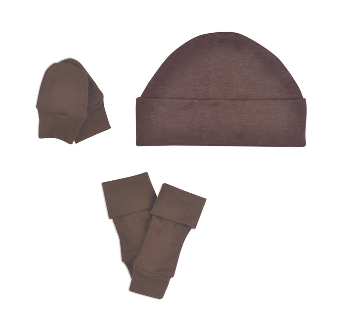 Solid Brown Accessory Set