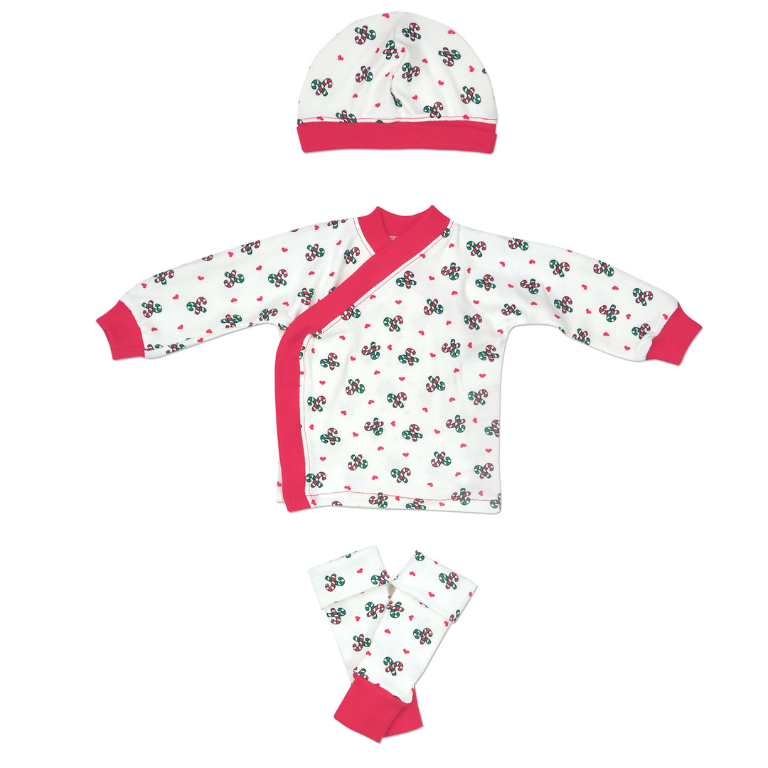 Candy Cane Crossover-Tee Set