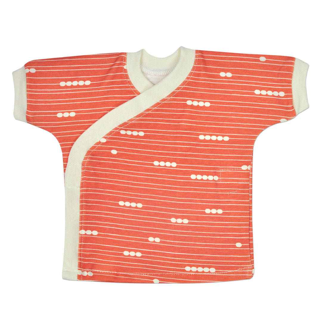 Orange Dots Crossover-Tee