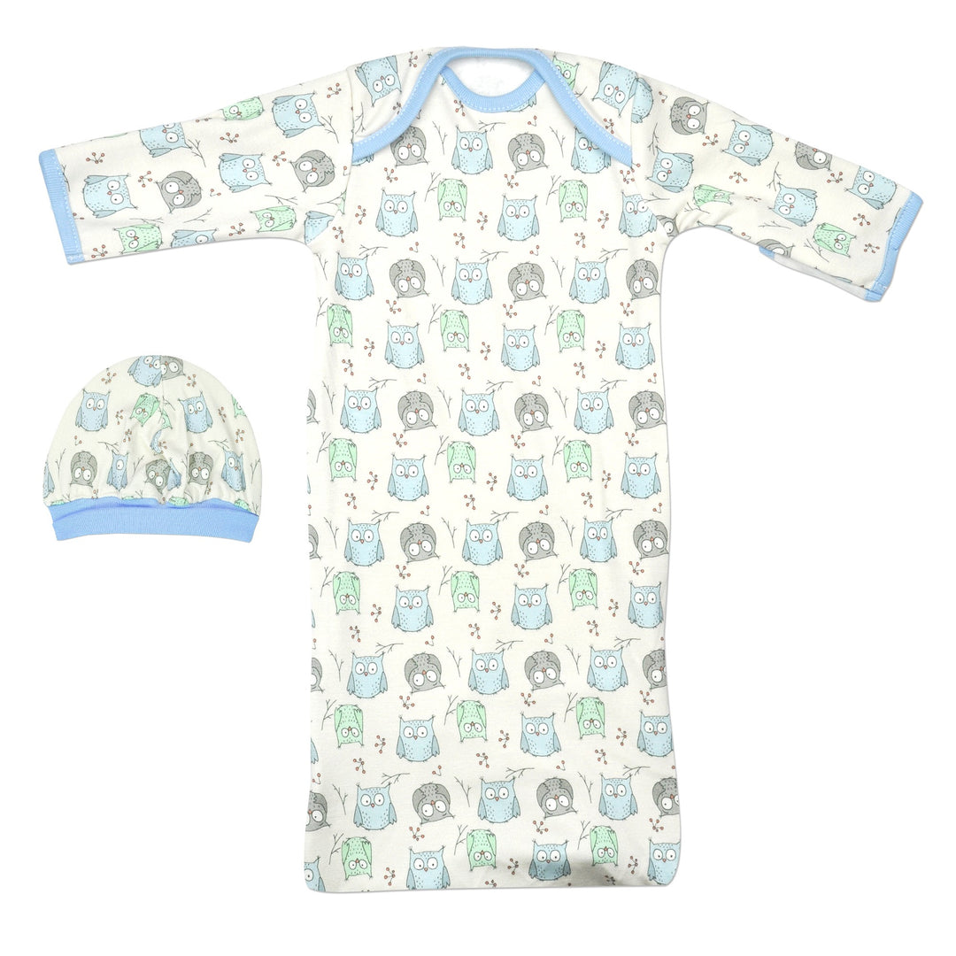 Night Owl Bamboo Baggette Sleeper Gown