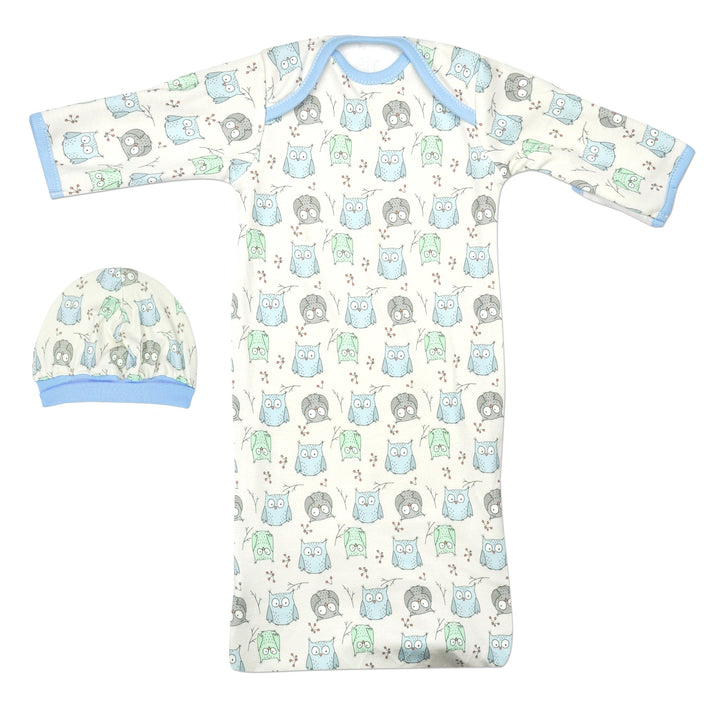 Night Owl Bamboo Baggette Sleeper Gown