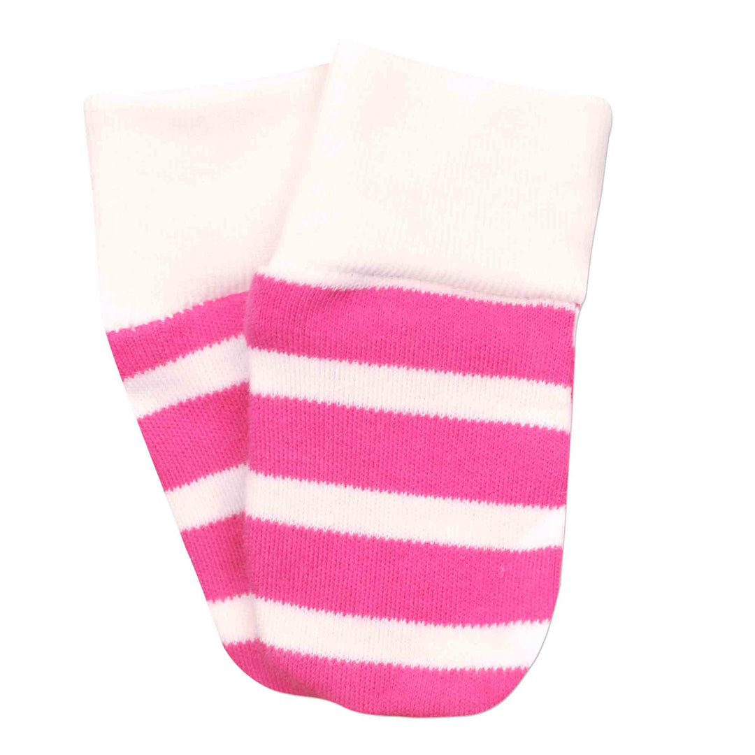 Pink Stripe Mittens