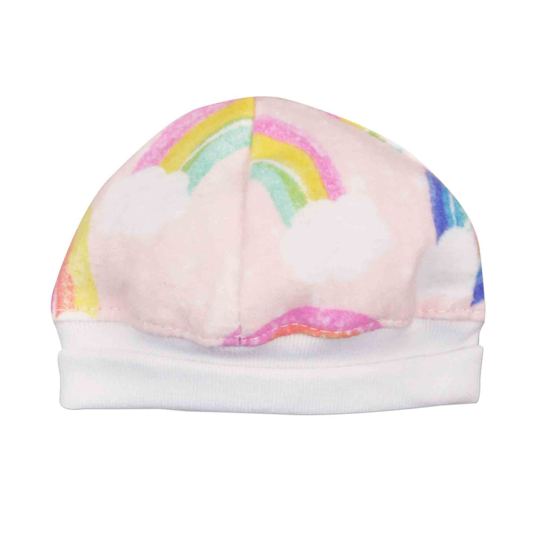 Rainbow Flannel Cap