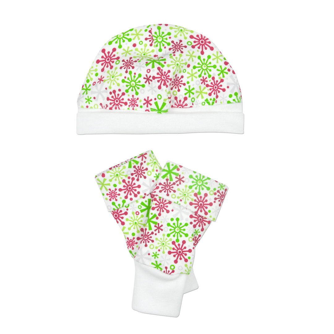 Snowflake Cap & Legwarmer Set