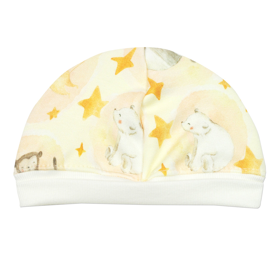 Sleepy Bear Bamboo Cap