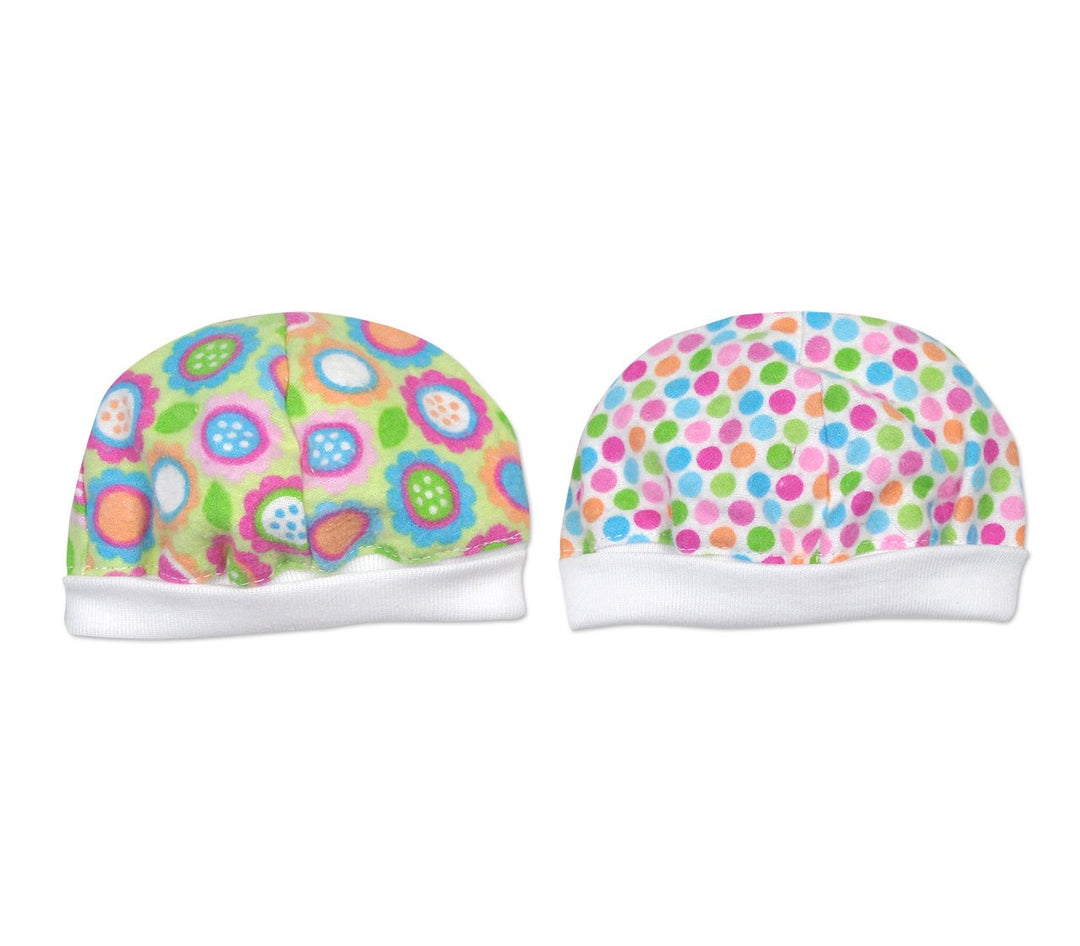 Daisies Pop 2PK Flannel Caps