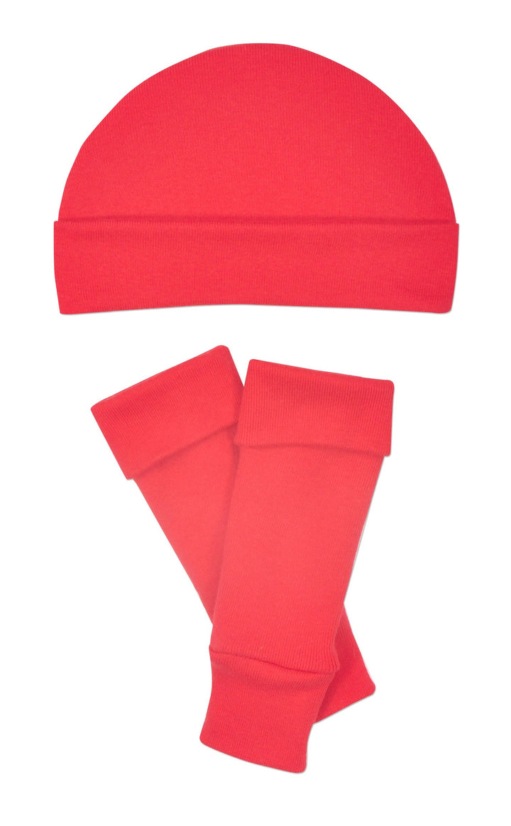 Solid Red Accessory Set