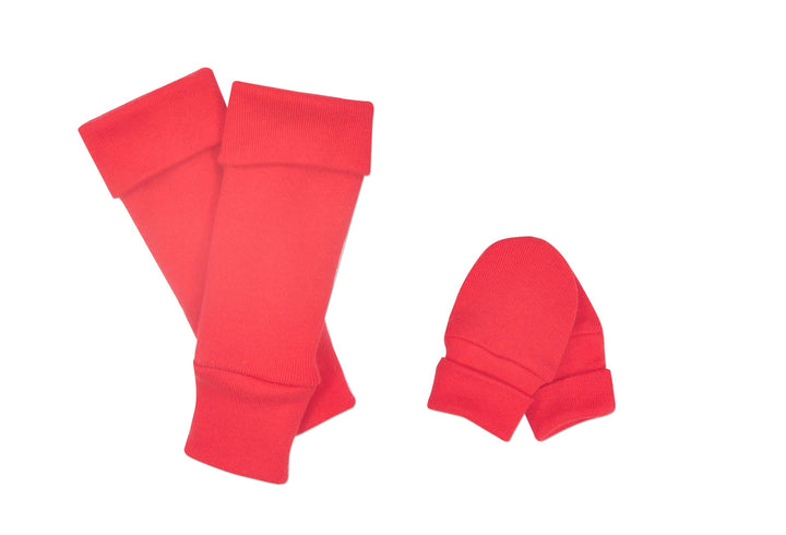 Solid Red Accessory Set