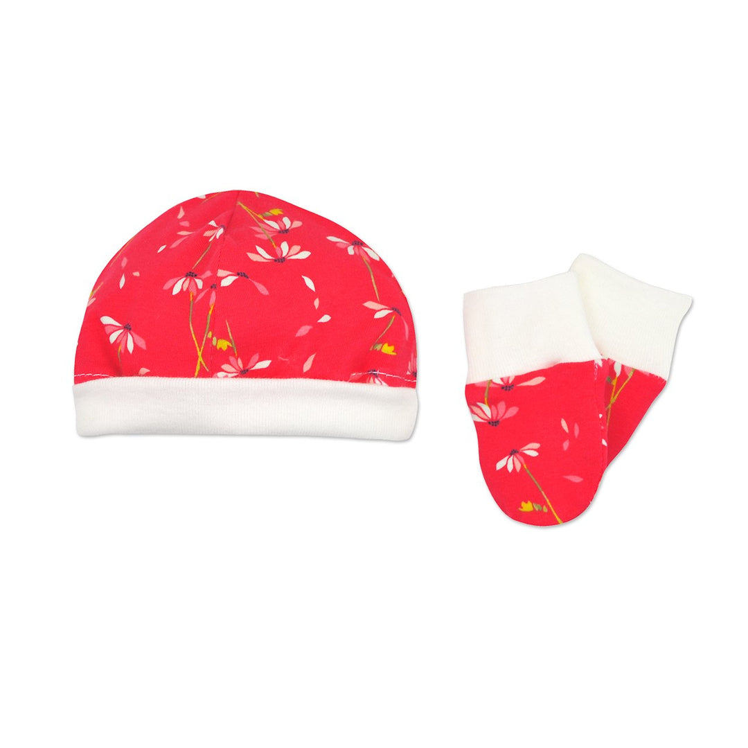 He Loves Me 2pc. Hat & Mitten Set