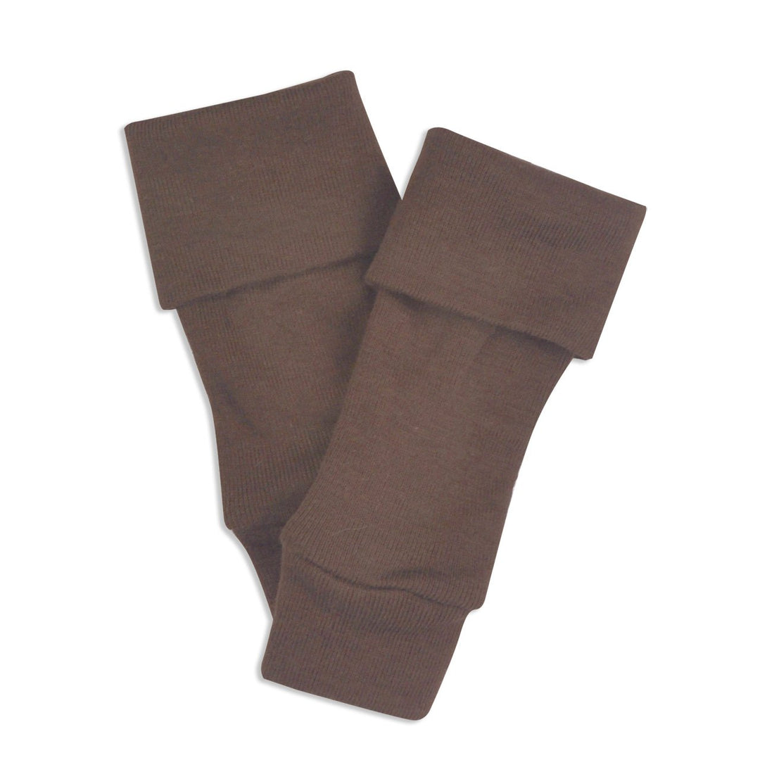 Preemie Solid Brown Leg Warmers