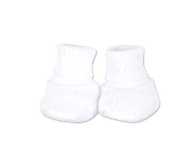 Solid White Booties