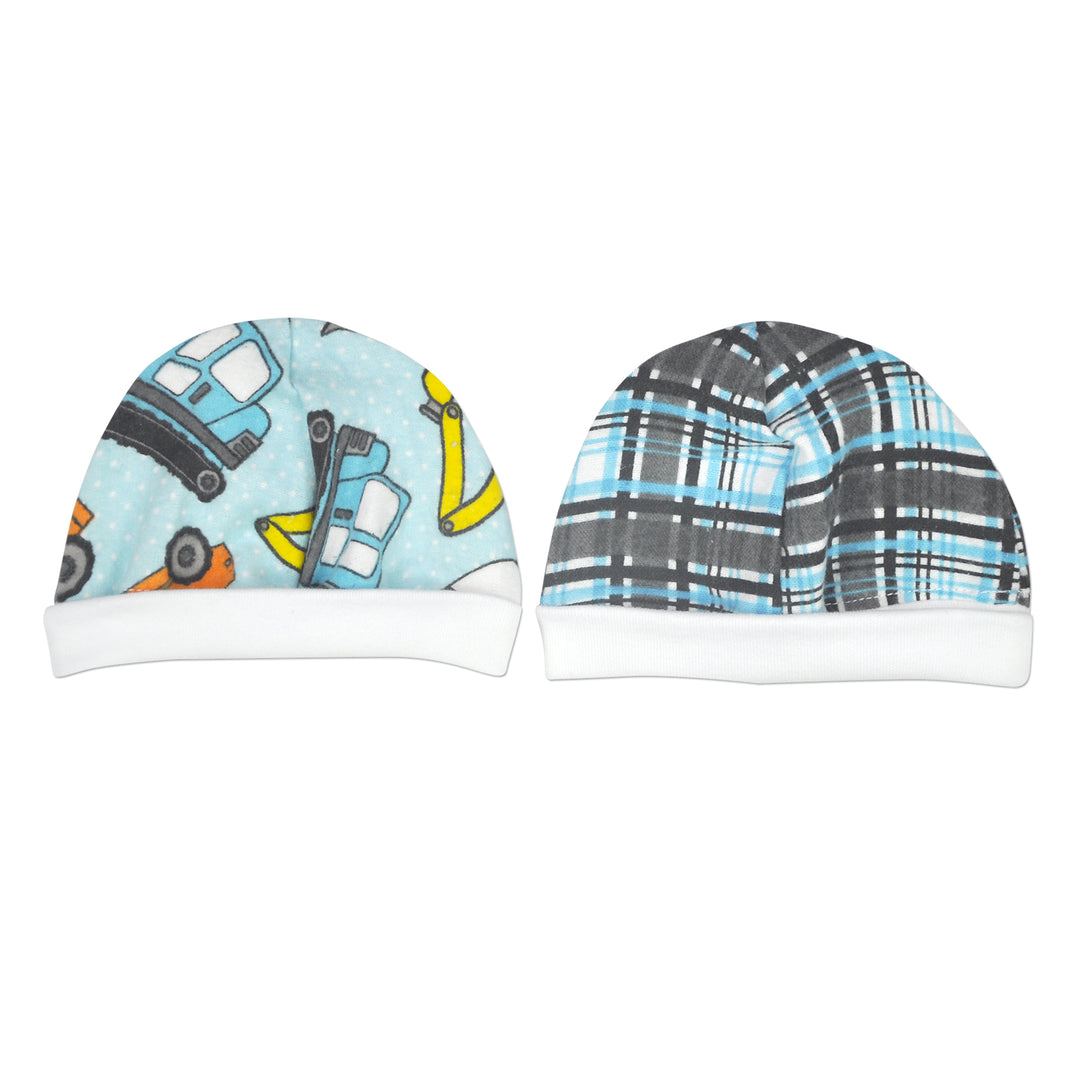 Trucks Rolling White 2PK Flannel Cap Set