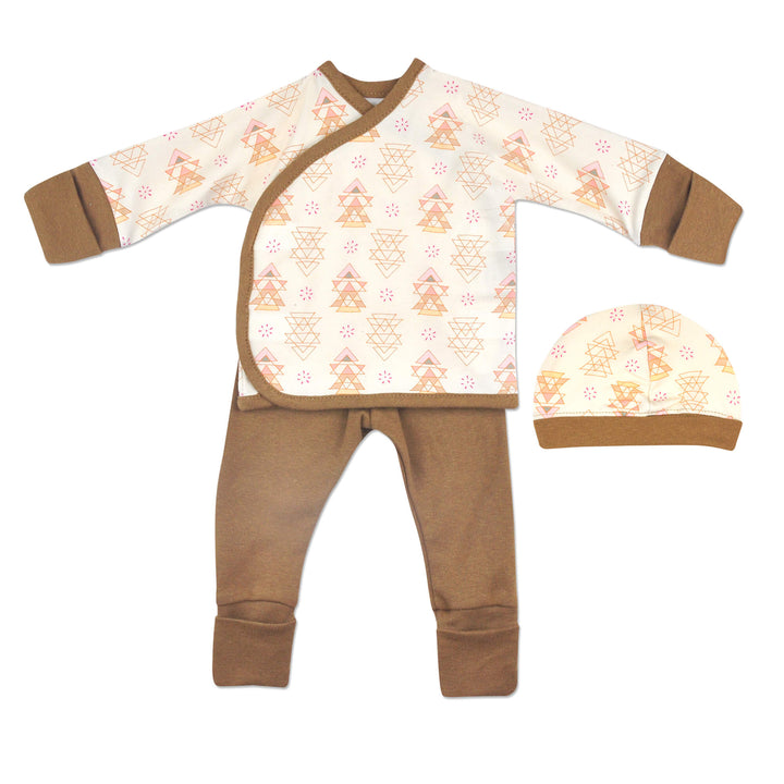 Golden Aztec Kimono Set