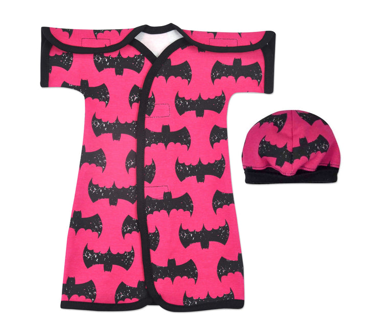 Bat Girl NICU Gown