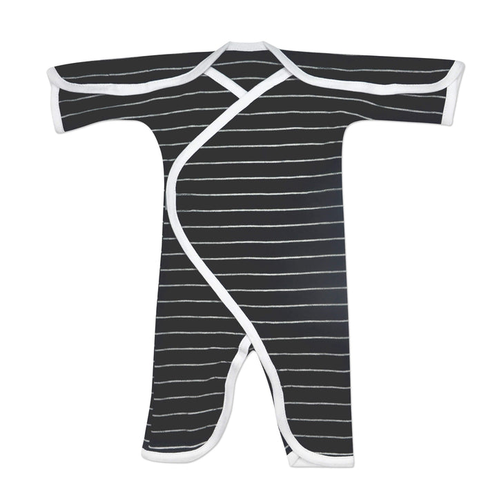 Black and White Stripe Long Sleeve NIC-Jumpsuit