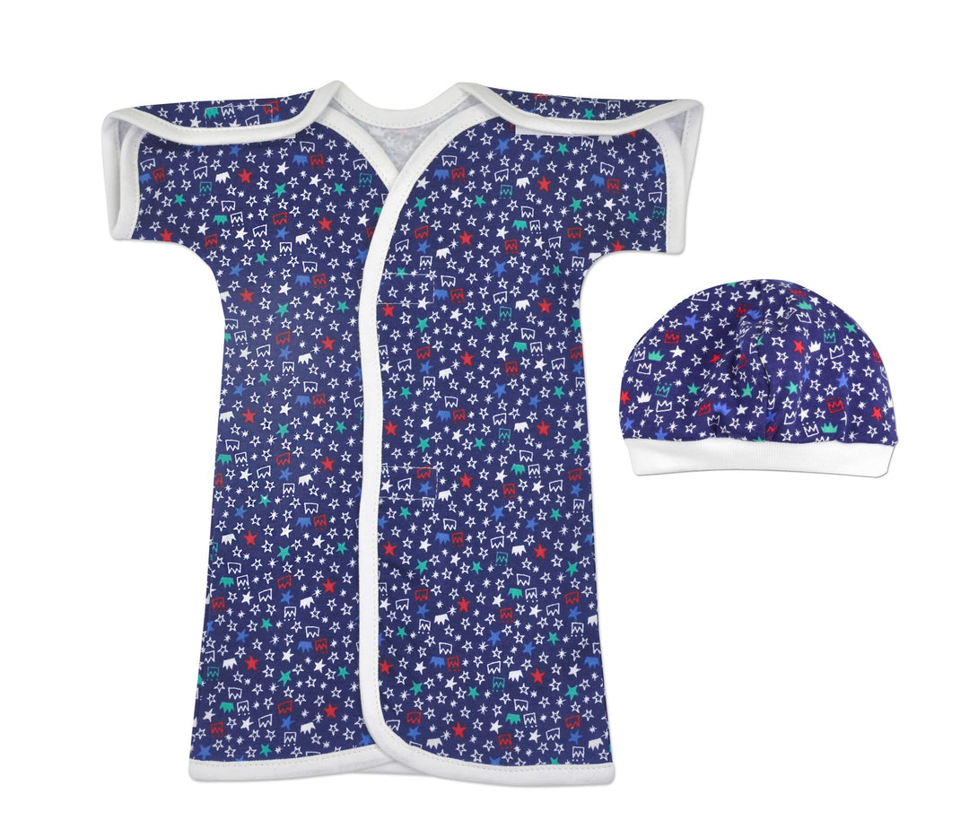 Crowns Cotton NICU Gown