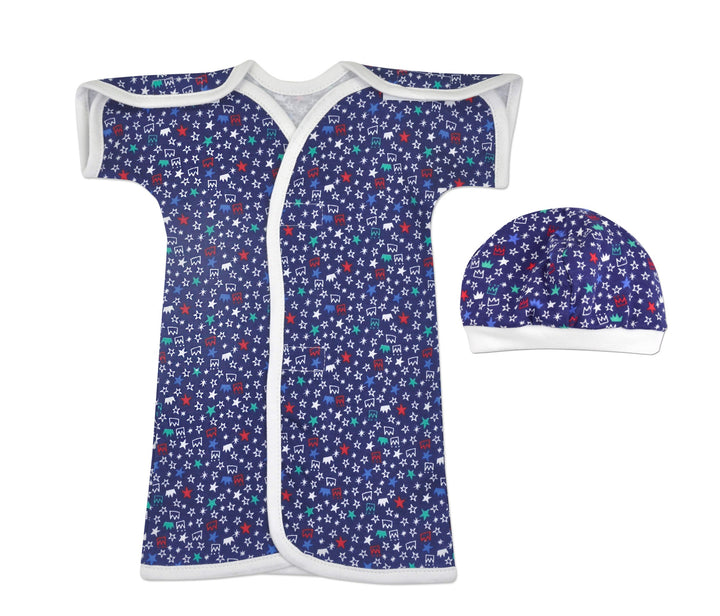 Crowns Cotton NICU Gown