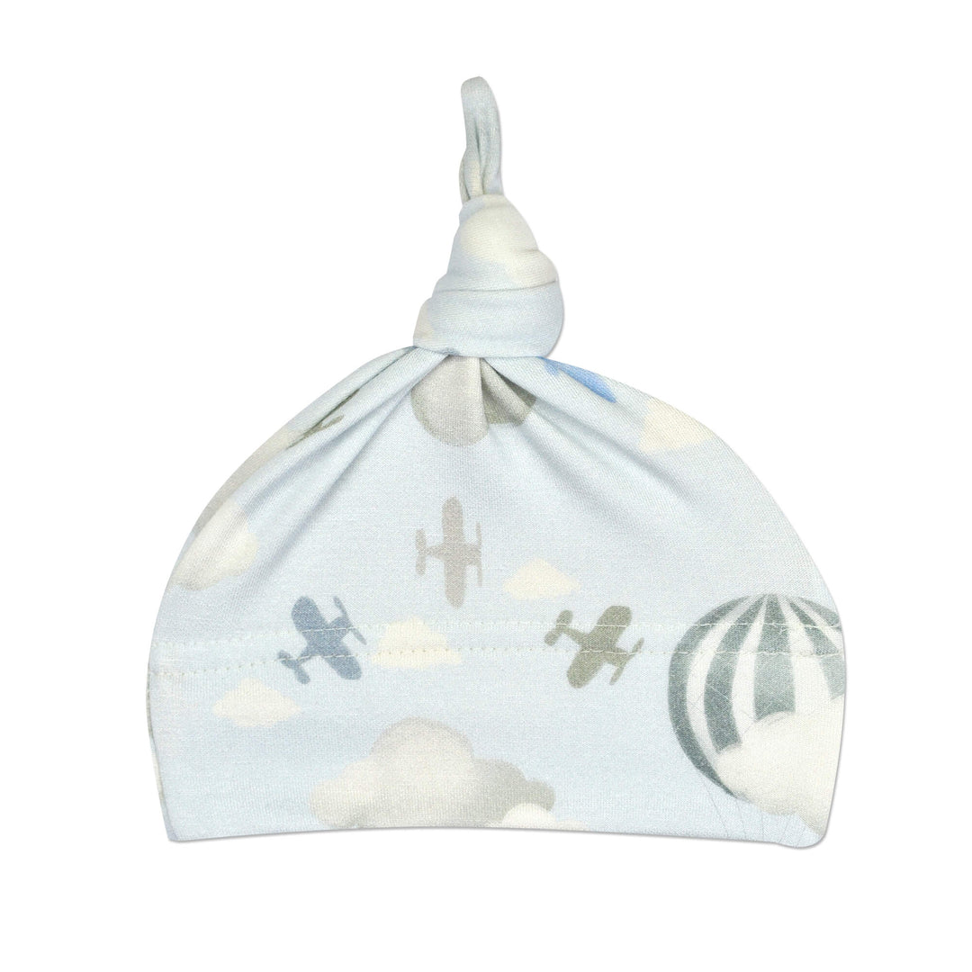 Bamboo Knot Hat in the Fly Away print. The perfect thing for little preemies.