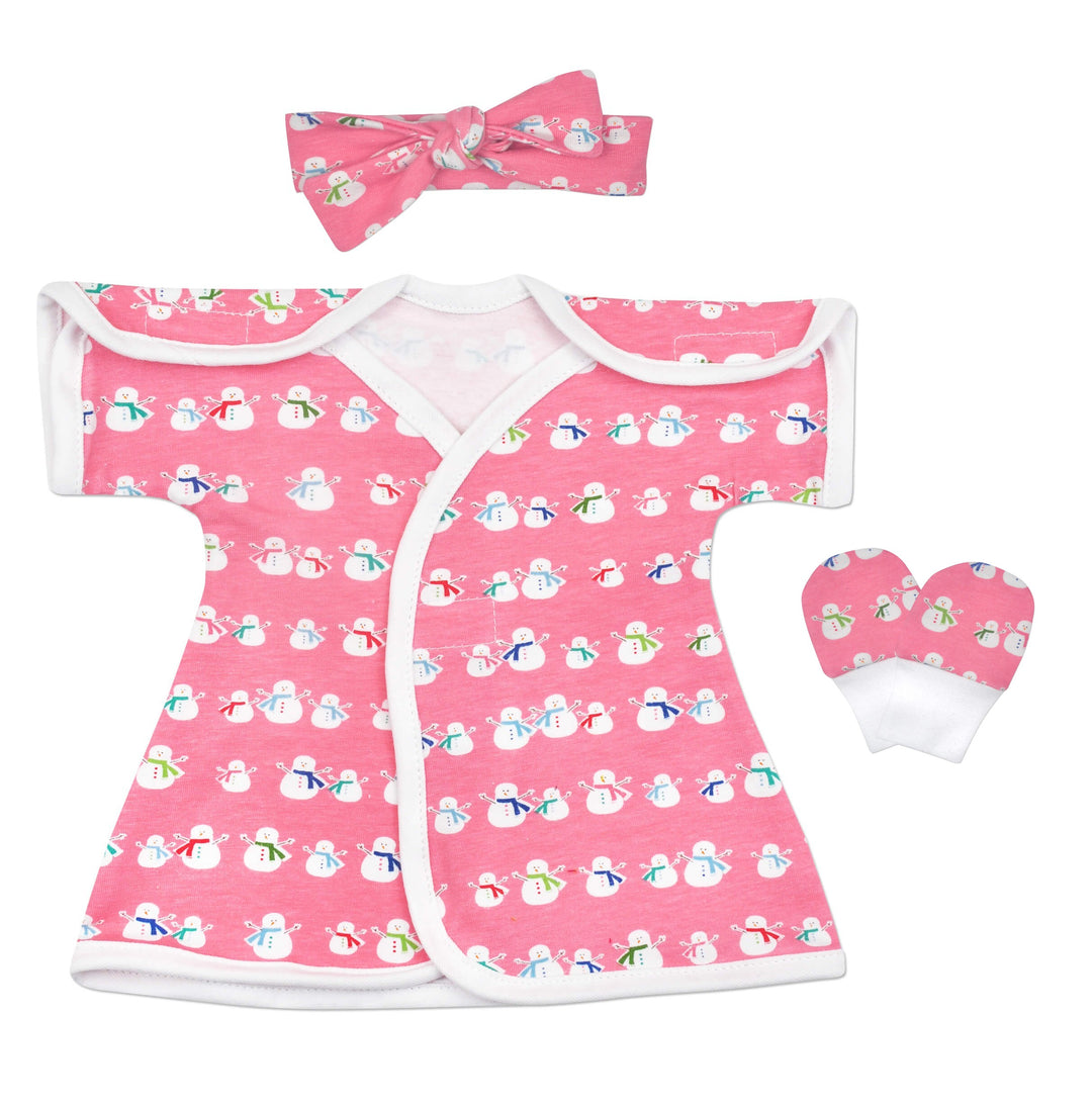 Snowgirl Cotton NICU Dress