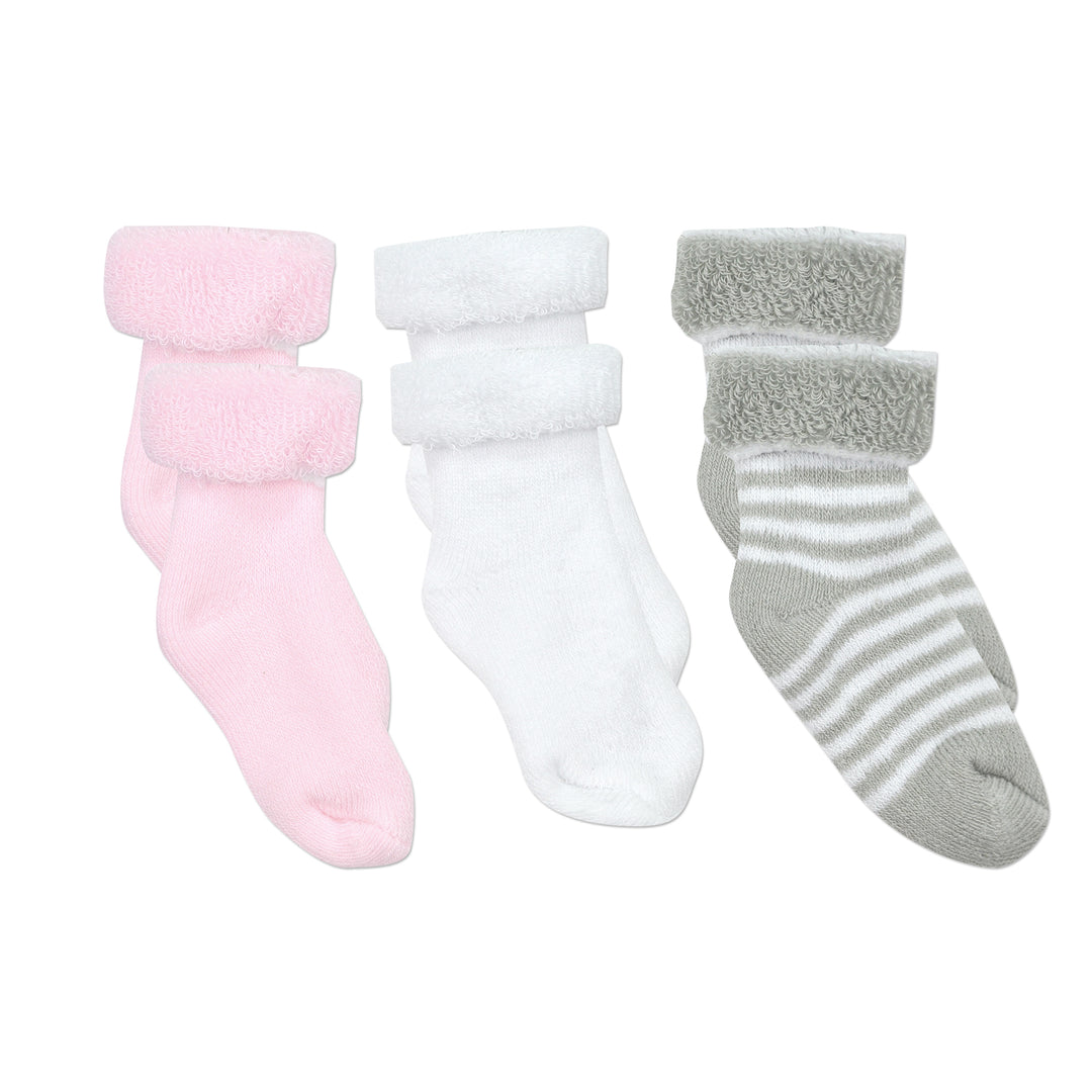 Preemie Socks | 3Pk Pink  | Buy 2 Save 20%