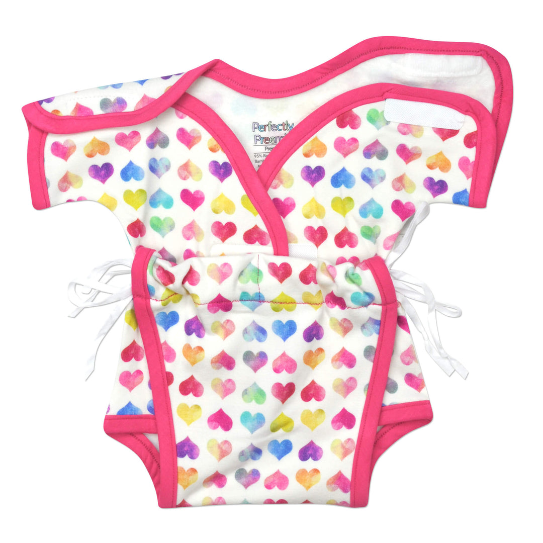 Colorful Hearts Bamboo NIC-Sweet-Tee Bodysuit