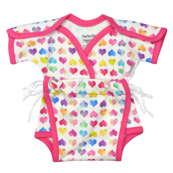 Colorful Hearts Bamboo NIC-Sweet-Tee Bodysuit