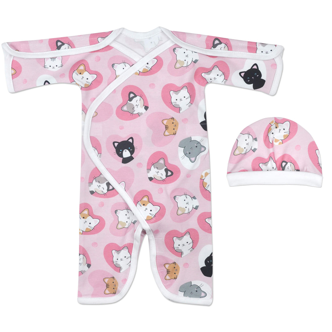 Kitty Love Cotton Long Sleeve NIC-Jumpsuit