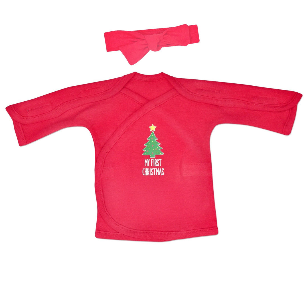 "My First Christmas" Red Long Sleeve NIC-IV Shirt