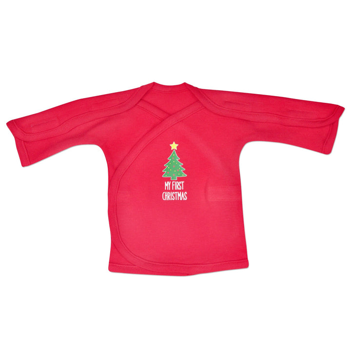 "My First Christmas" Red Long Sleeve NIC-IV Shirt